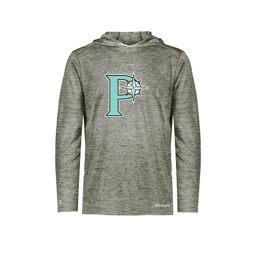 [FOLHCGGY-AS-LOGO1] Men's Charge Hoodie (Adult S, Gray, Logo 1)