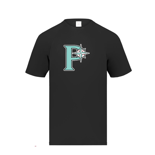 [2790.080.S-LOGO1] Men's Smooth Sport T-Shirt (Adult S, Black, Logo 1)