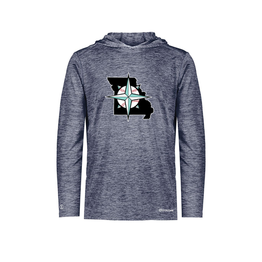 [CUS-DFW-CHGHOOD-PER-LSL-NVY-AS-LOGO3] Men's Charge Hoodie (Adult S, Navy, Logo 3)
