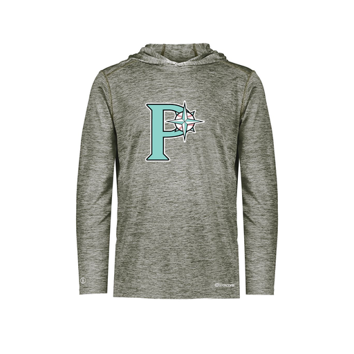 [CUS-DFW-CHGHOOD-PER-LSL-GRY-YS-LOGO1] Youth Charge Hoodie (Youth S, Gray, Logo 1)