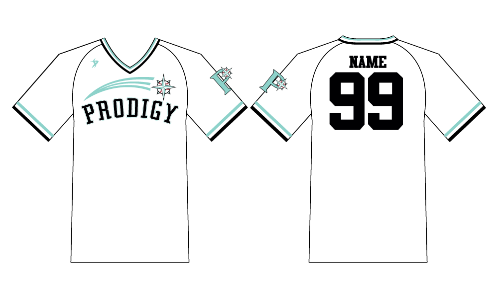 KC Prodigy Baseball - White Jersey